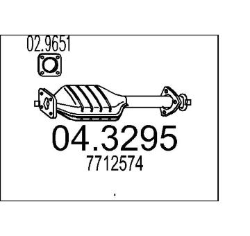 Katalyzátor MTS 04.3295