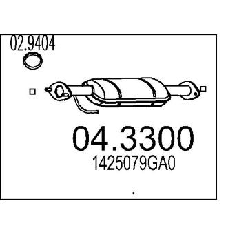 Katalyzátor MTS 04.3300
