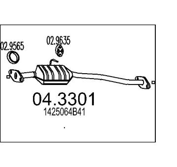 Katalyzátor MTS 04.3301