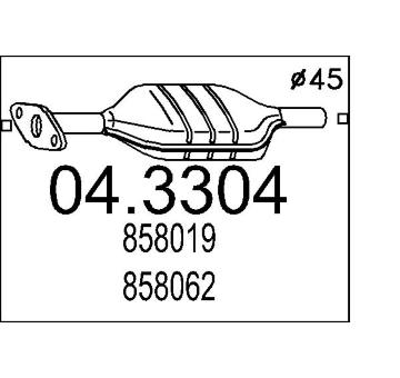 Katalyzátor MTS 04.3304