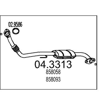 Katalyzátor MTS 04.3313