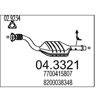 Katalyzátor MTS 04.3321