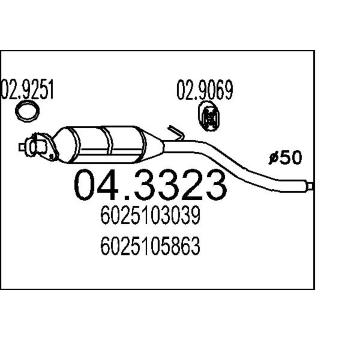 Katalyzátor MTS 04.3323