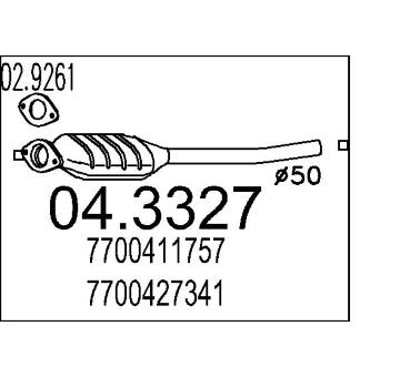 Katalyzátor MTS 04.3327