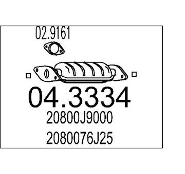 Katalyzátor MTS 04.3334