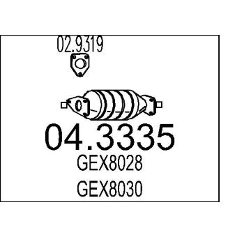 Katalyzátor MTS 04.3335
