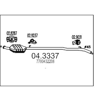 Katalyzátor MTS 04.3337