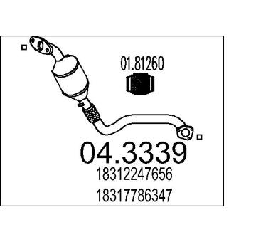 Katalyzátor MTS 04.3339