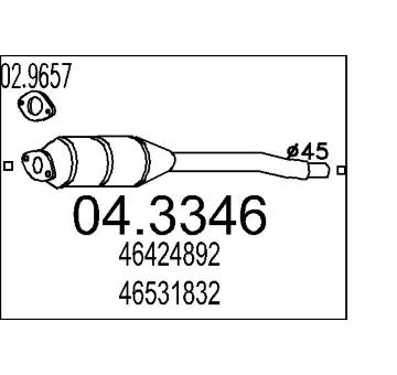 Katalyzátor MTS 04.3346