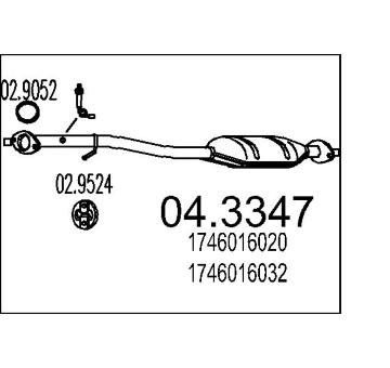 Katalyzátor MTS 04.3347