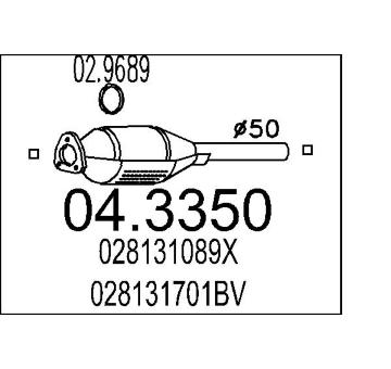 Katalyzátor MTS 04.3350