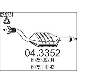 Katalyzátor MTS 04.3352