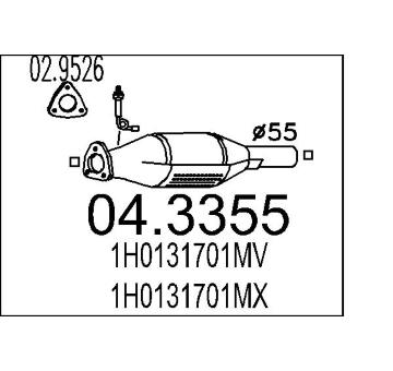 Katalyzátor MTS 04.3355