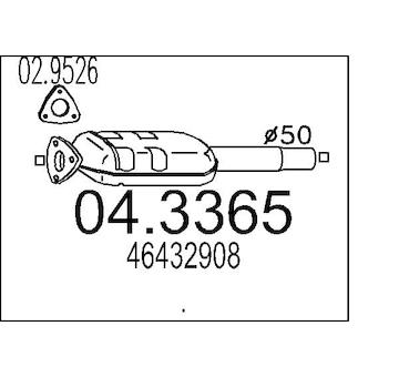 Katalyzátor MTS 04.3365