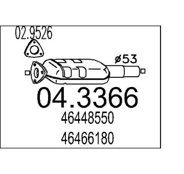 Katalyzátor MTS 04.3366