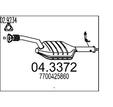 Katalyzátor MTS 04.3372