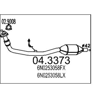 Katalyzátor MTS 04.3373
