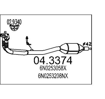 Katalyzátor MTS 04.3374