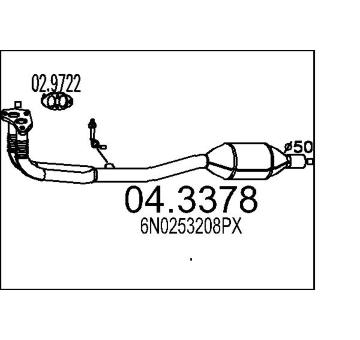 Katalyzátor MTS 04.3378