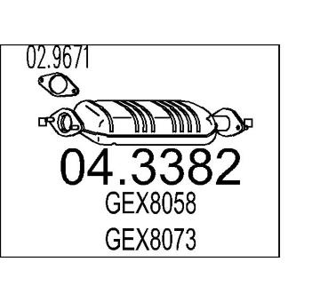 Katalyzátor MTS 04.3382
