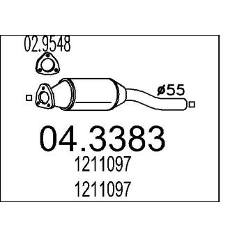Katalyzátor MTS 04.3383