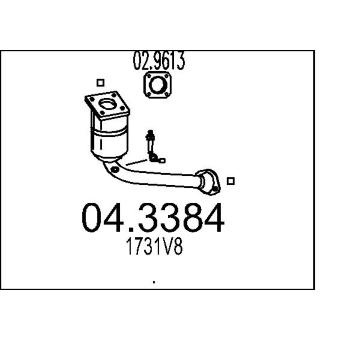 Katalyzátor MTS 04.3384