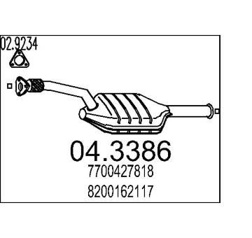 Katalyzátor MTS 04.3386