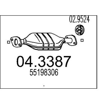 Katalyzátor MTS 04.3387