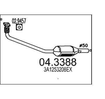 Katalyzátor MTS 04.3388