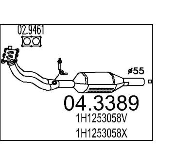 Katalyzátor MTS 04.3389