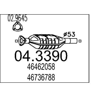 Katalyzátor MTS 04.3390