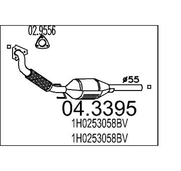 Katalyzátor MTS 04.3395