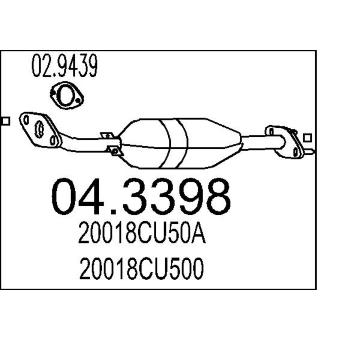 Katalyzátor MTS 04.3398