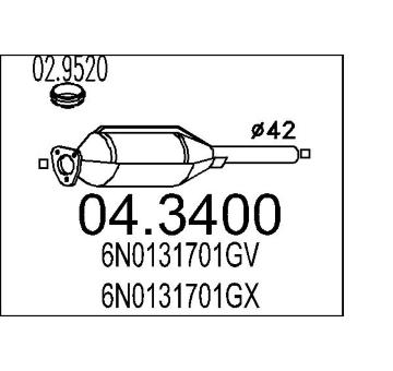Katalyzátor MTS 04.3400