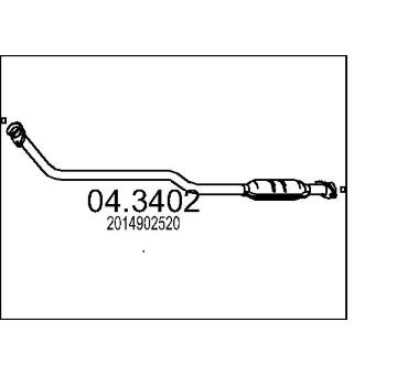 Katalyzátor MTS 04.3402