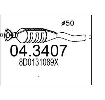 Katalyzátor MTS 04.3407