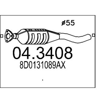 Katalyzátor MTS 04.3408