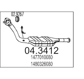 Katalyzátor MTS 04.3412