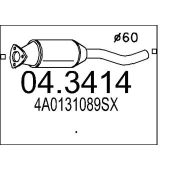 Katalyzátor MTS 04.3414