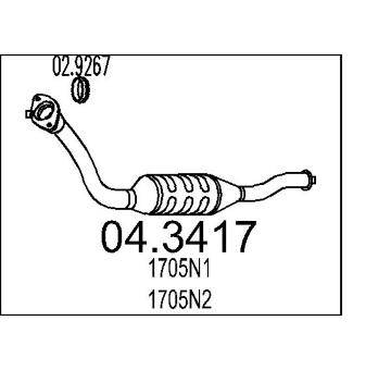 Katalyzátor MTS 04.3417
