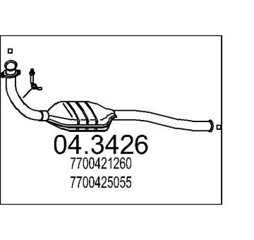 Katalyzátor MTS 04.3426