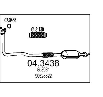 Katalyzátor MTS 04.3438
