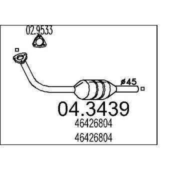 Katalyzátor MTS 04.3439