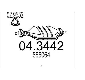 Katalyzátor MTS 04.3442