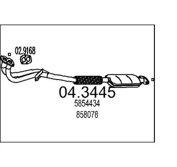 Katalyzátor MTS 04.3445