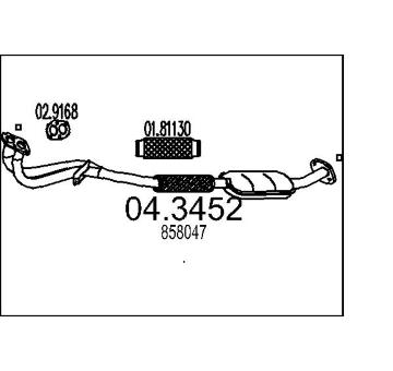 Katalyzátor MTS 04.3452