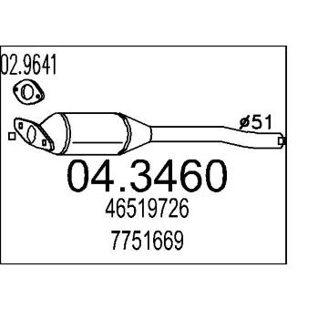 Katalyzátor MTS 04.3460