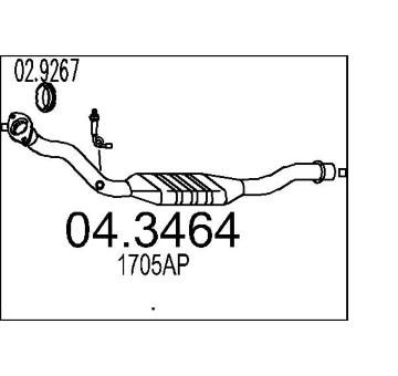 Katalyzátor MTS 04.3464