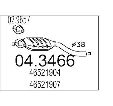 Katalyzátor MTS 04.3466