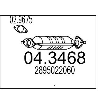 Katalyzátor MTS 04.3468